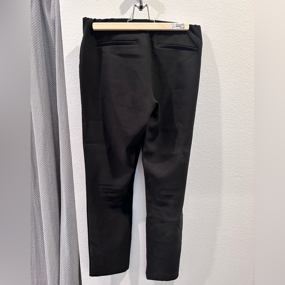 Ankle length black slacks